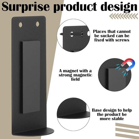 4 PCS رذاذ الأيروسول المغناطيسي يمكن أن يحمل Metal Magnet Toolbox حامل زجاجة الحائط رف زجاجة الرف ميكانيكي رف ميكانيكي رف تخزين مربع للأداة للمرآب ، الأسود in Kuwait