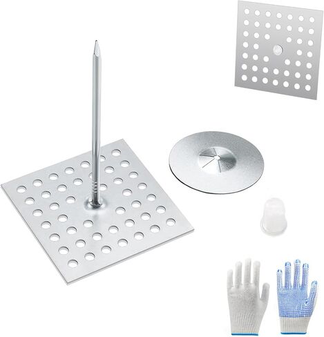 100 Set Insulation Pins，1.5 Inch Self Locking Washers Round,Insulation Stick Pins,for Wall and Ceiling in Saudi Arabia