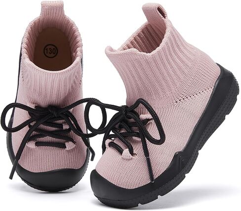 MORENDL Baby Sock Shoes Toddler Sneakers Infant Tennis Slip On Walking Shoes Boys & Girls Non-Slip Slippers in Saudi Arabia
