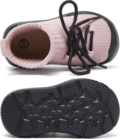 MORENDL Baby Sock Shoes Toddler Sneakers Infant Tennis Slip On Walking Shoes Boys & Girls Non-Slip Slippers in Saudi Arabia