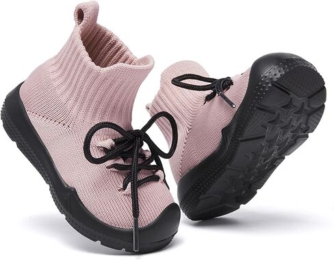 MORENDL Baby Sock Shoes Toddler Sneakers Infant Tennis Slip On Walking Shoes Boys & Girls Non-Slip Slippers in Saudi Arabia
