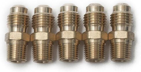 Ltwfitting النحاس النحاس 1/4 "OD X 1/8" الذكور NPT Tube Tube (حزمة 5) in Kuwait