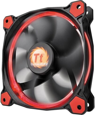 Thermaltake 140 مم Riing14 مروحة LED-Red ، CL-F039-PL14RE-A in Kuwait
