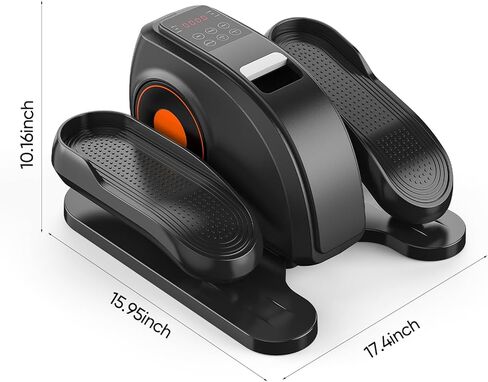 OLIXIS Quiet Under-Desk Elliptical – Compact Pedal Exerciser with Adjustable Speed and LED Display, Ideal for Office or Home Workouts in Kuwait