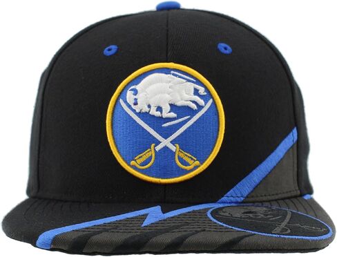 ZHATS NHL Officially Licensed Adjustable Snapback Hat Flat Bill Z11 Bolt in Saudi Arabia
