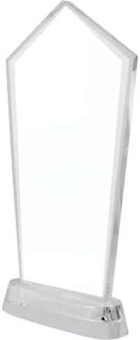 Crown Awards Customizable Crystal Trophy, 9" Engraved Skyscraper Crystal Award in Saudi Arabia