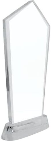 Crown Awards Customizable Crystal Trophy, 9" Engraved Skyscraper Crystal Award in Saudi Arabia