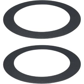 2PCS Black Goof Ring Goof Trim Ring Recessed Can Lighting Down Light Recessed Lights LED Light Goof Ring for Ceiling and Wall Fixtures, Inner Diameter 75mm Outer Diameter 106mm