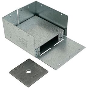 Simpson Strong Tie ABW66Z ZMAX Galvanized 12-Gauge 6x6 Adjustable Post Base 10-per Box