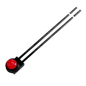 1 Sets KP-107 9.5mm Waterproof Push Button ON-Off SPST 12V Switch with 115mm Cable for Motorcycle Auto Car (Normally Open ON-Off, 1)