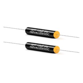 2PCS Capacitor Frequency Divider 250V 2.2UF Car Tweeter Audio Speaker Frequency Divider Crossover Polypropylene Film Non-Polarity Capacitor