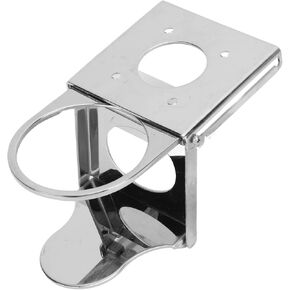 Keenso Universal Adjustable Folding Cup Drink Holder, Stainless Steel RV Up Cup Holders Bottle Stand for Yacht Office