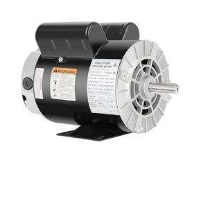 Air Compressor Motor, 3HP SPL Electric Motor, 3450 RPM, 115/230V Single Phase Motor, 56 Frame 5/8 Keyed Shaft 60 HZ