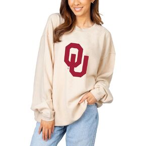 chicka-d Women's Corded Crew Sweatshirt