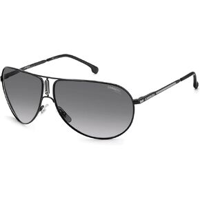 Sunglasses Carrera GIPSY65 807 / WJ Unisex sunglasses color Black gray lens size 64 mm