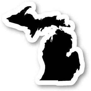 Michigan - States stickers Window Truck Car Vinyl Bumper Sticker Decal 5''