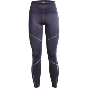 Under Armour - Womens Train Cw Leg Novelty Leggings, Color Tempered Steel/Jellyfish/Aurora Purple (558), Size: Small