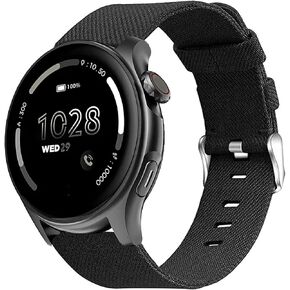 Compatible with Cubitt Viva Pro Smart Watch Band, Breathable Nylon Woven Fabric Replacement Accessory Strap Compatible for Cubitt Viva Pro, Viva, Aura Pro, Aura Smart Watch