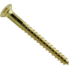 014973125981 Phillips Flat Wood Screws, 6 x 1-1/2, Piece-50