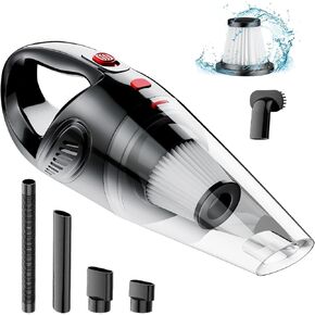 Hand Held Vacuum Cordless Rechargeable - Portable Vacuum Cleaner Mini Car Vacuum with Brushless Motor, Clean Dust & Hair Quickly, Lightweight & Low-Noise for Office/Car/Home