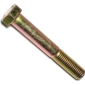 014973255220 Grade 8 Coarse Hex Cap Screws, 3/4-10 x 5, Piece-8,Yellow