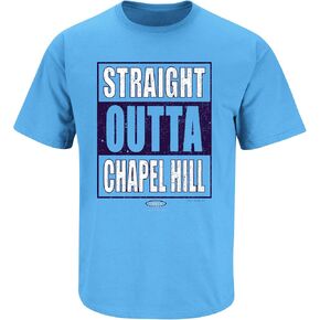 Straight Outta Chapel Hill T-Shirt for North Carolina College Fans (SM-5XL)