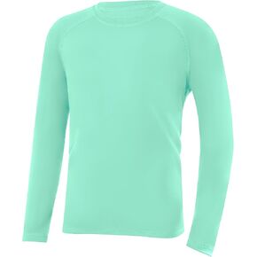 Boys Rash Guard Long Sleeve UPF 50+ Kids Swim Shirts Youth Quick Dry Sun Water Shirt for Fishing
