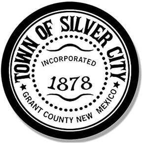 Seal of The Town of Silver City New Mexico 1878 Sticker (nm Logo Insignia Vinyl Decal (3 inch)