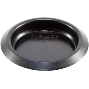 Caplugs BP-1 1/2 BP Series – Plastic Button Plug with Recessed Type Heads, 100 Pack, Black LD-PE, Hole Size 1.48-1.52" x Metal Thickness .02-.10" Sheet Metal, Auto Body, Refrigerators (99394381)