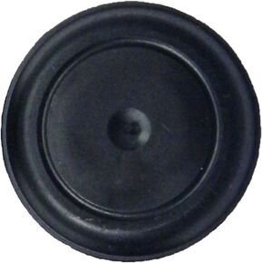 25 mm Black Rubber Plug for Flush Mount Body and Sheet Metal Holes Qty 1
