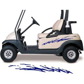 Golf Cart Decals Accessories One Color Go Cart Stickers GCA1203