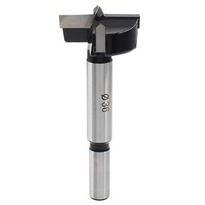 Litoexpe Forstner Drill Bit 33mm (1-5/16"), Tungsten Carbide Wood Forstner Bit Wood Hole Saw Auger Opener Woodworking Drilling Tool Wood Cutter