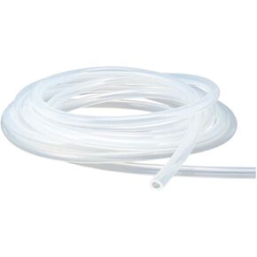 1/8" ID Silicone Tube Food Grade Flexible 1/8" ID x 3/16" OD Clear Hose Tubing High Temp Pure Flexible for Water Pipe 30 Feet Length