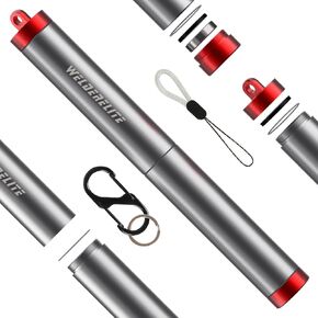 Red Storage Tube for TIG Tungsten Electrode - Customized to Fit WT20 Welding Tungsten Rods (tungsten electrodes not included) 1-Pack