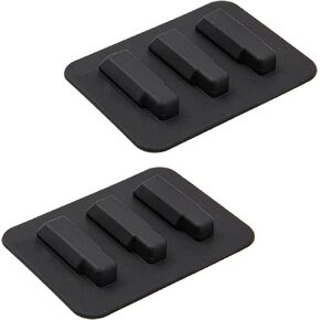 2Pcs Yootones Guitar Practice Mute Rubber Guitar String Silencer Compatible with Acoustic Classical Guitar Ukulele Folk Guitar Guitar Practicing Classical Guitar Accessory (Black)
