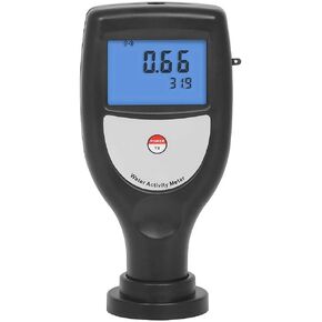 WA-60A Water Activity Meter Portable Water Acivity Monitor Smart Food Water Activity Tester for Food Jerky Dried Fruit Grain Vegetable AW Monitor Measuring Range 0 aw -1.0 aw
