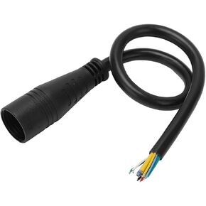 E Motor Extension Cable, 9 Pin Waterproof Wheel Motor Extension Cable Portable Wear Resistant Ebike Hub Motor Extension Cable Female to Male Wire E Accessory