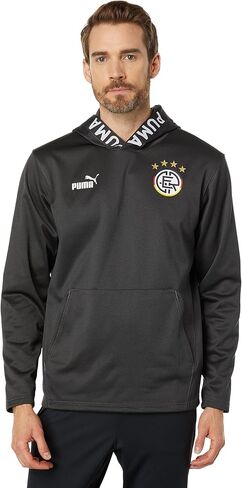 PUMA FTBL CORE FAN FLECE HODEIE DARK GRAY HEATHER/PUMA WHITE LG in Kuwait