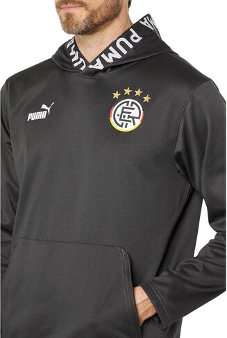 PUMA FTBL CORE FAN FLECE HODEIE DARK GRAY HEATHER/PUMA WHITE LG in Kuwait