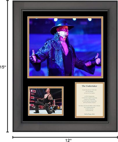 تأطير قاعة مشاهير دفن الموتى 11 "x14" مصارعة ثلاث صور صور in Kuwait