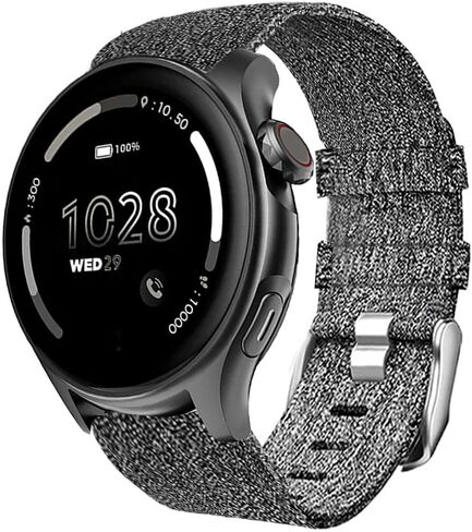 Compatible with Cubitt Viva Pro Smart Watch Band, Breathable Nylon Woven Fabric Replacement Accessory Strap Compatible for Cubitt Viva Pro, Viva, Aura Pro, Aura Smart Watch in Saudi Arabia