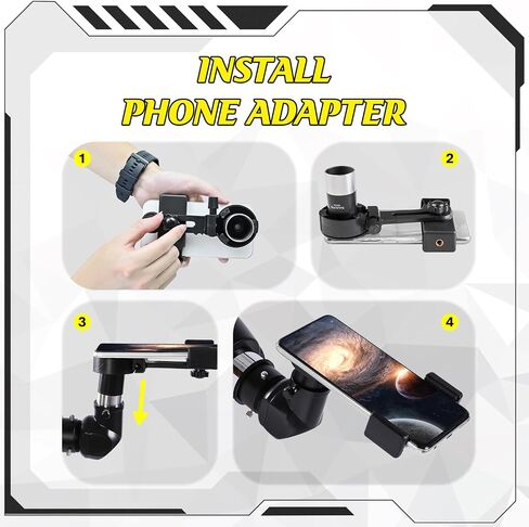 Telescope with Digital Eyepiece - Astronomy Refracting Telescope 90mm Aperture 900mm Vertisteel Altazimuth Mount, Compact and Powerful for Beginners,Professionals and Kids, Perfect for Observing White in Saudi Arabia