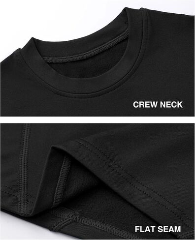 Runhit Youth Boys Compression Thermal Shirt Long Long Equip Freece Undershirt Kids Baseball Base Base Base Base in Saudi Arabia