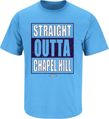 Straight Outta Chapel Hill T-Shirt for North Carolina College Fans (SM-5XL) in Saudi Arabia