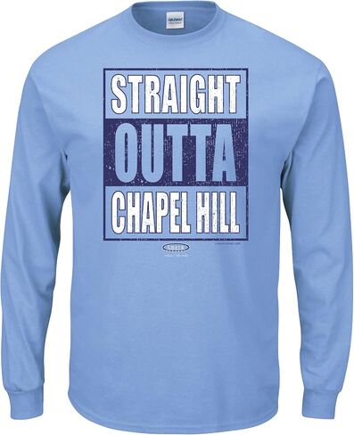 Straight Outta Chapel Hill T-Shirt for North Carolina College Fans (SM-5XL) in Saudi Arabia