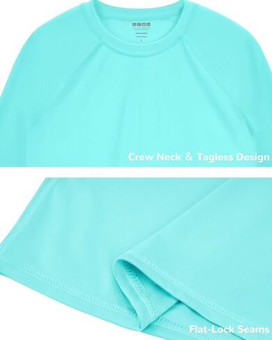 Boys Rash Guard Long Sleeve UPF 50+ Kids Swim Shirts Youth Quick Dry Sun Water Shirt for Fishing in Kuwait