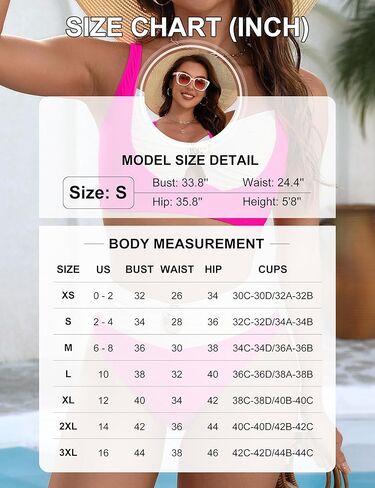 Blooming Jelly Womens Swimsuits High Waisted Bikini Sets Color Block Bikini Tummy Control Bathing Suit in Saudi Arabia