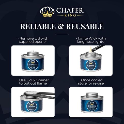 4 Full Size (For Price of 3) Disposable Buffet set with Spoons and Forks, Non-Stick Aluminum, Premium Chafing Dish Set for Events, Parties, Catering in Saudi Arabia