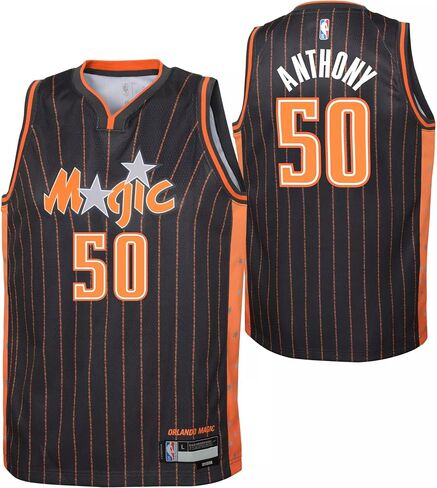 Outerstuff Cole Anthony Orlando Magic Gray Orange #50 Youth 8-20 75th Anniversary Alternate Edition Swingman Player Jersey in Saudi Arabia