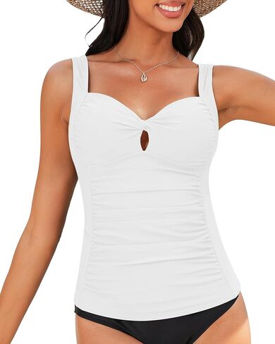 قمم Tankini Grapent للنساء Twist Front Bashole Suits Swim Tankini Swimsuits مبطنة in Kuwait
